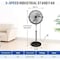 Simple Deluxe Simple Deluxe Industrial Stand Fan, 20 Inch, 2 PACK, White, 2 Inch Industrial Standing Fan HIFANXSTAND20X2 - alternate 3